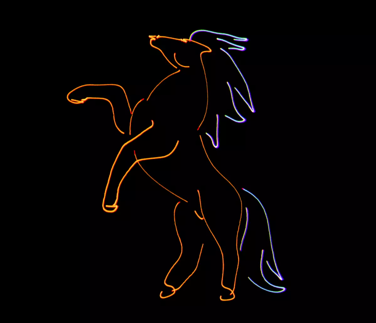 Horse Animation scanned at 27kpps